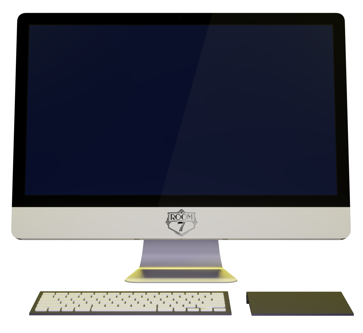 Computer monitor with music player